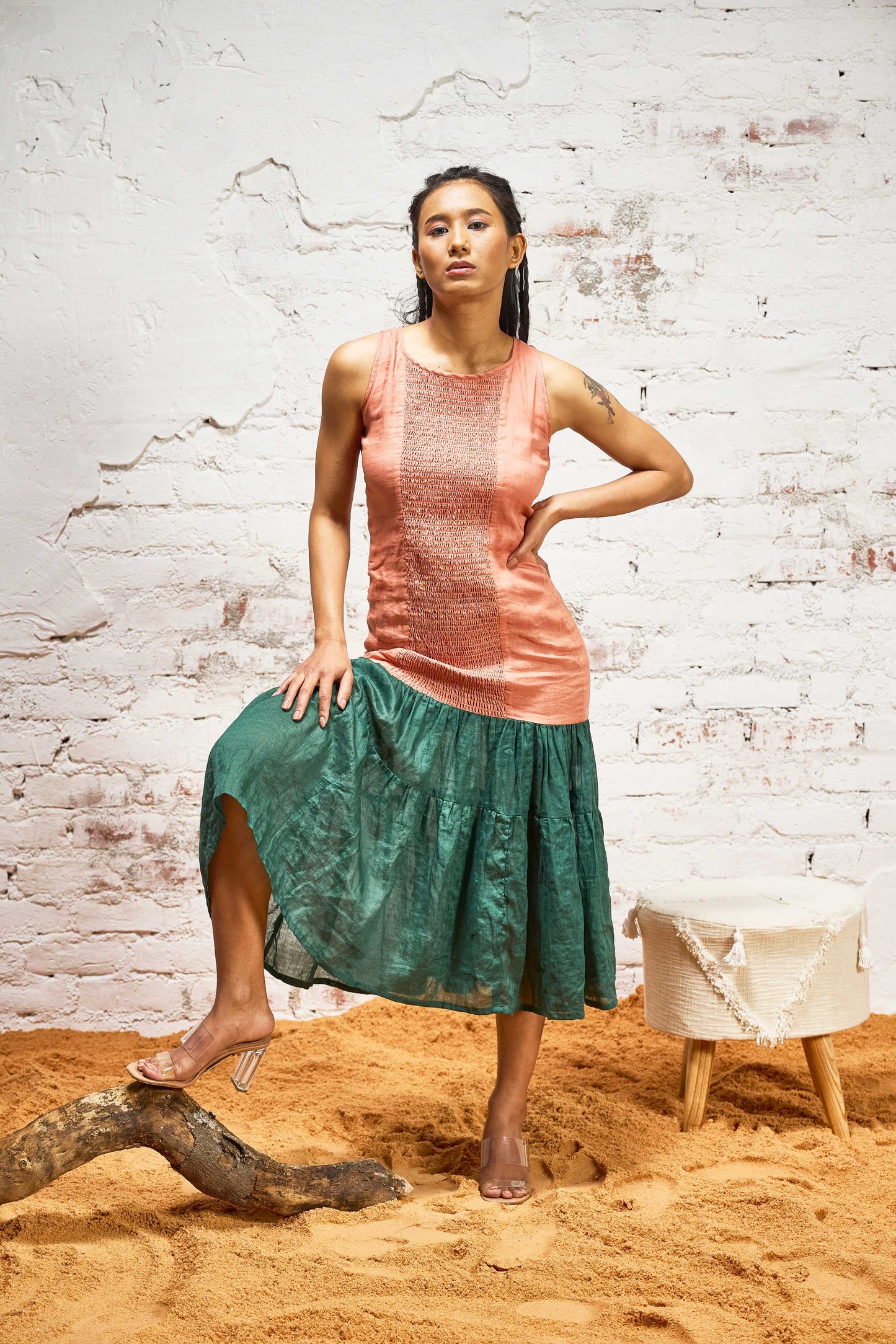 Jordan Ruffle Dress